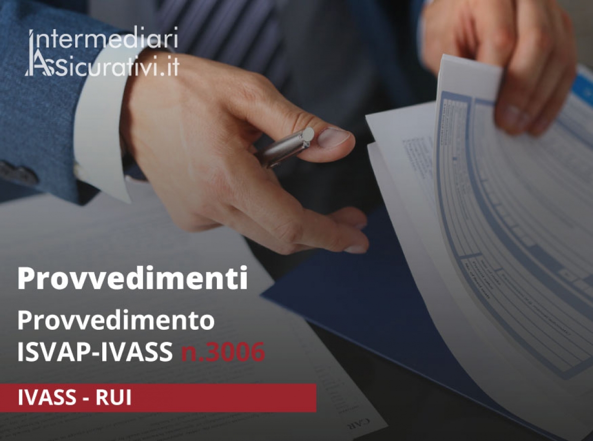 Provvedimento ISVAP-IVASS n 3006